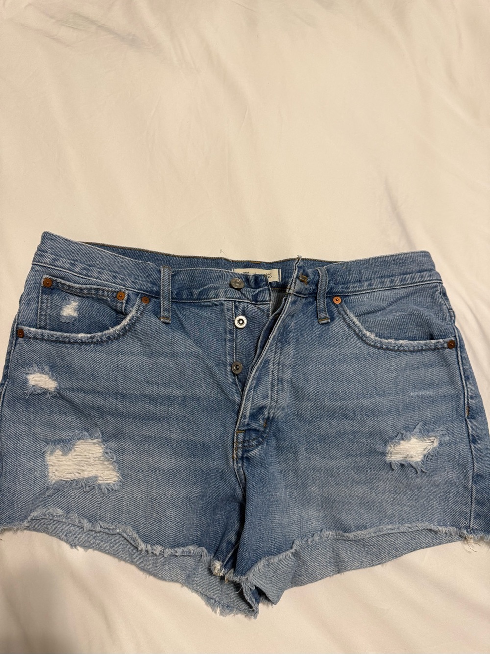 Madewell relaxed denim shorts size 30